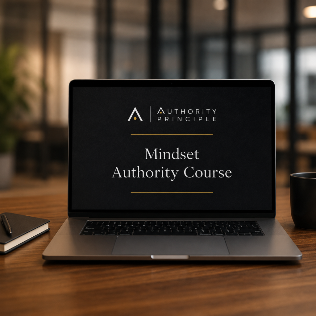 Mindset Authority Course - Authority Principle.